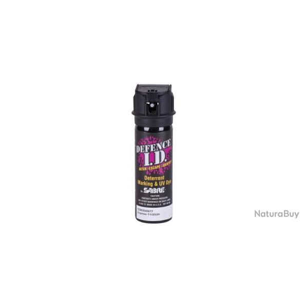 SPRAY DE DEFENSE MARQUEUR VIOLET ET UV SABRE RED
