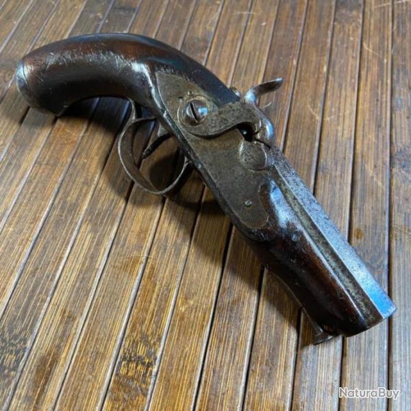 PISTOLET DE VOYAGE � PERCUSSION