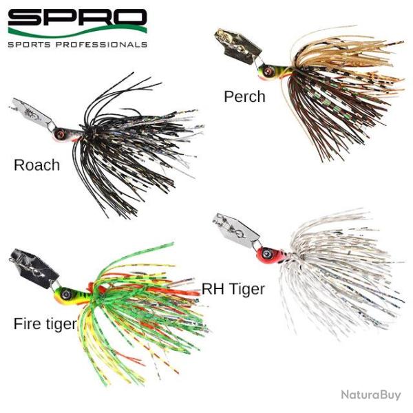 DESTOCKAGE ! Chatterbait SPRO Iris Thrillseeker XL 7/0 RH Tiger