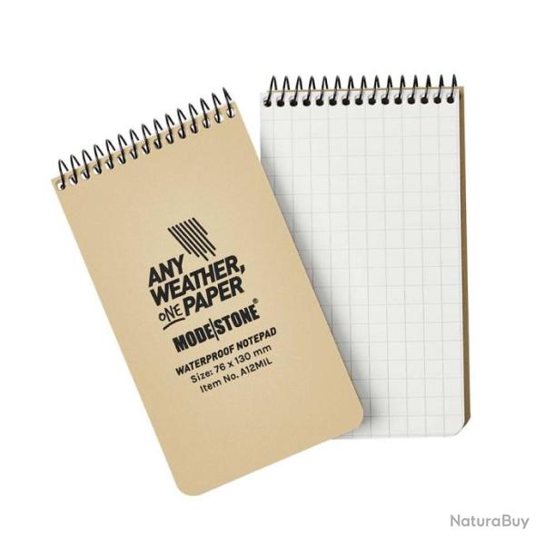 Carnet tout-temps 100 pages 76 x 130 cm tan