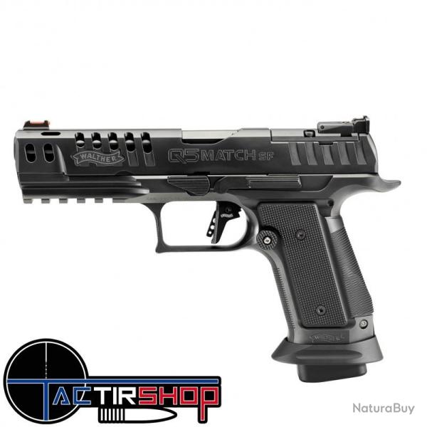 Pistolet WALTHER Q5 MATCH SF BLACK RIBBON Cal 9X19, 18 Coups
