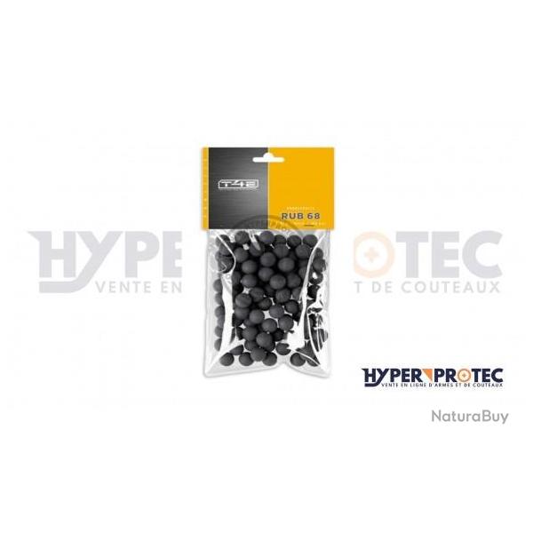 50 billes calibre 68 caoutchouc lger