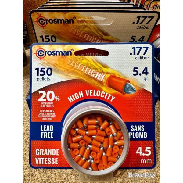 1 BOITE PLOMBS PENETRATOR FAST FLIGHT C4.5 X150 Crosman