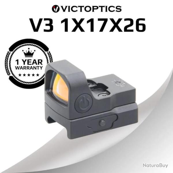 Victoptics Viseur Point Rouge V3 1x17x26 3.5 MOA Paiement en 3 ou 4 fois - LIVRAISON GRATUITE !!