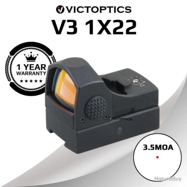 Victoptics Viseur Point Rouge V3 1X22 Paiement en 3 ou 4 fois - LIVRAISON GRATUITE !!