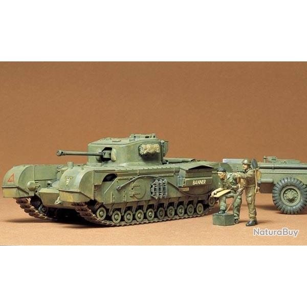 Maquette  monter - Churchill crocodile et remorque 1/35 | Tamiya (0000 0810)