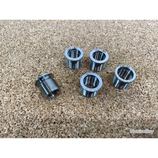 Adaptateur, r�ducteur pour MDS, Silencieux Hausken 5/8X24