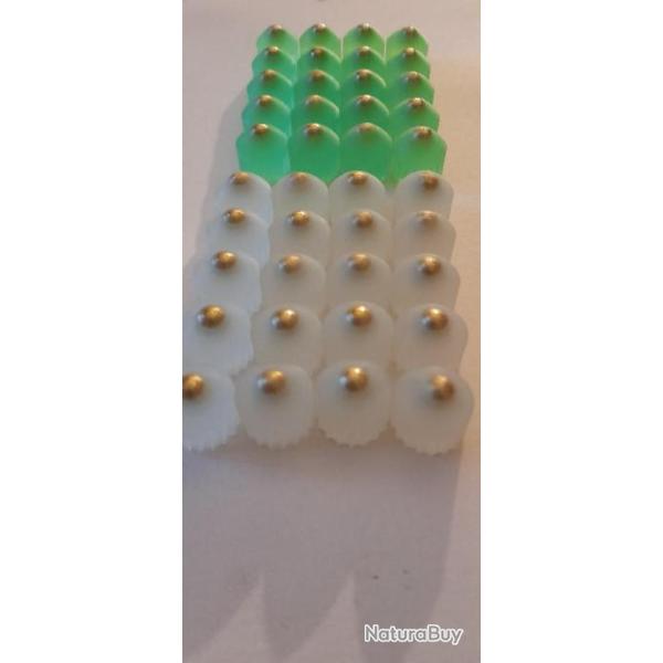 Slugs poxy phosphorescent pour PAK 18MM avec bille acier 8mm