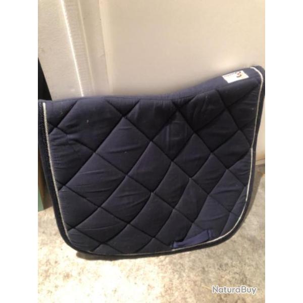 1 tapis de selle cheval bleu argent �quitation occasion
