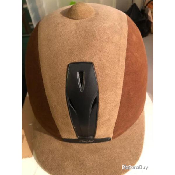 1 bombe femme  t 60 marron beige �quitation occasion