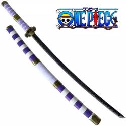 ONE PIECE - R&eacute;plique Katana LUFFY - Lame M&eacute;tal - NIDAI KITETSU