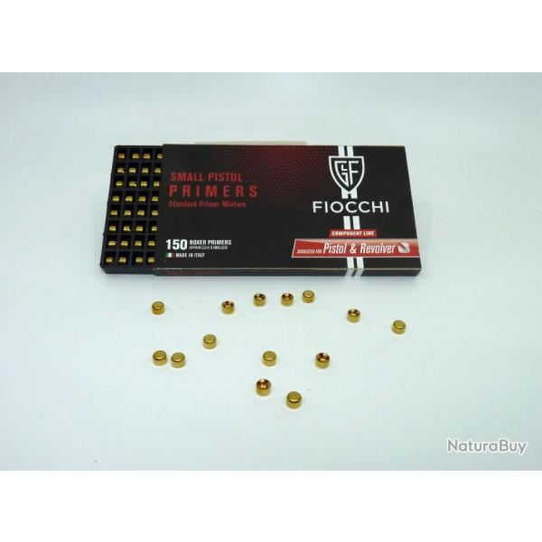 Amorces small pistol Fiocchi boite de 150