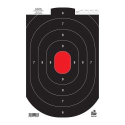 Cibles &agrave; 25 m&egrave;tres tout-temps 35 x 40 cm LOT DE 10