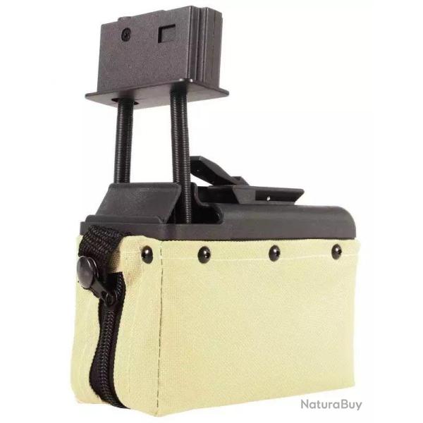 AmmoBox M249 auto 1500 Billes Desert (Cybergun / A&K)