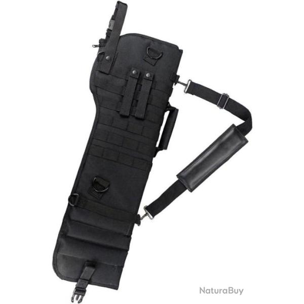 Etui Holster Tactique Universel Fusil - Carabine Chasse Protection pour Armes � feu Noir