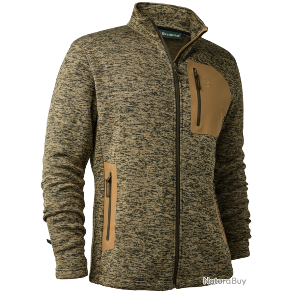 Veste Sarek tricot�e Beige DEERHUNTER