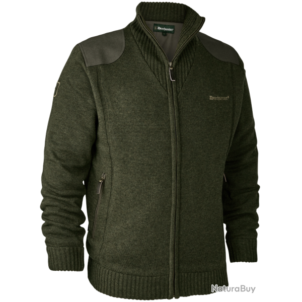 Gilet fermeture � glissi�re Carlisle vert DEERHUNTER