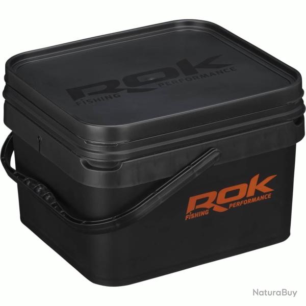 Seau Carre 10L Noir Rok