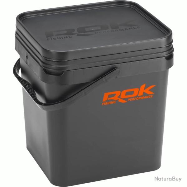 Kit : Seau 17L Noir + Cuvette Int�gr�e Rok