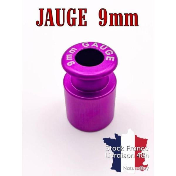 Jauge pour cartouche 9mm no go gauge - Envoi rapide depuis la France