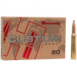 Cartouches Hornady custom international interlock cal 30.06 180 gr 11,7g