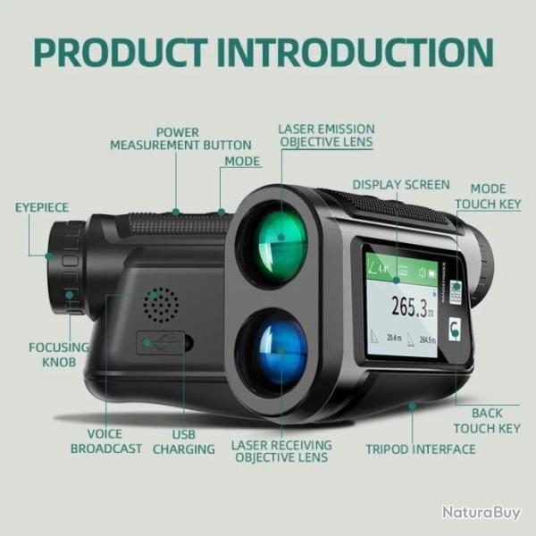 T�l�m�tre avec �cran Multi fonction 1000M. B