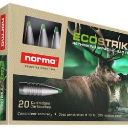 Cartouches NORMA ECOSTRIKE cal 30.06 165 gr 10.7 g