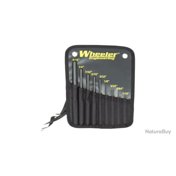 Punch Set Wheeler Engineering Roll Pin chasse goupille