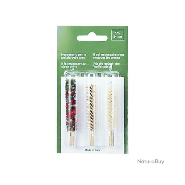3 Brosses de nettoyage 9 mm