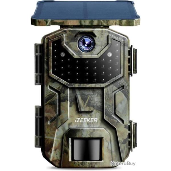 Cam�ra de Chasse Solaire 2,7K/1520P 30fps 36MP Nocturne 940 nm LED IP66 �tanche