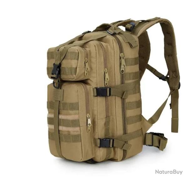 Macroupta Sac A Dos Tactique 35L Khaki  - LIVRAISON GRATUITE !!