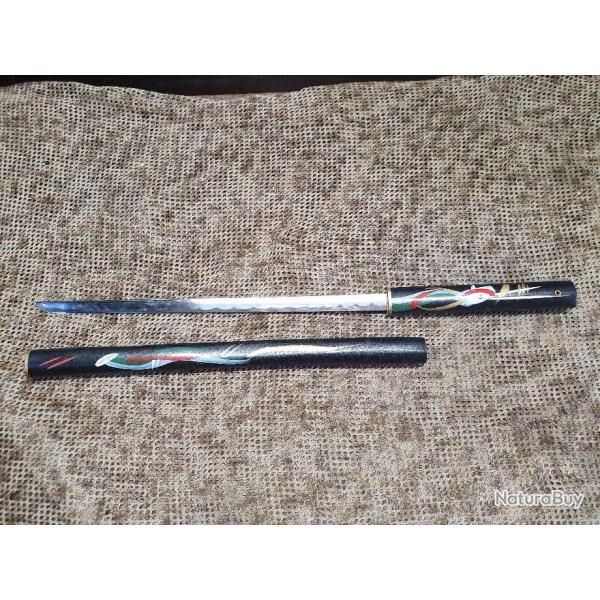 ouvre lettre / coupe papier lame de 30 cm marqu� C. JUL. HERBERTZ ROSTFREI. type KATANA