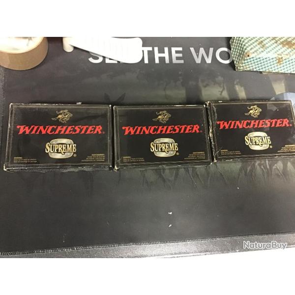 3 boites Winchester Supreme 7x57R