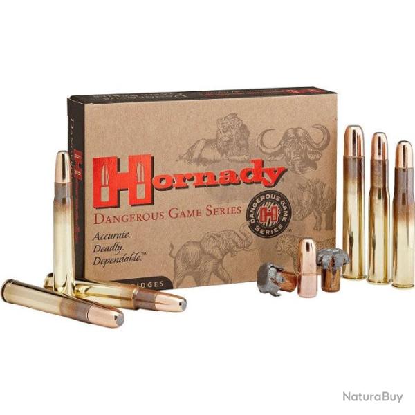 Balles Hornady Dangerous Game 450-400 Nitro Express 3" 400GR DGX BONDED
