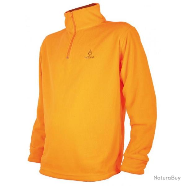 Sweat polaire Treeland pour enfant orange T298NK 10 ans