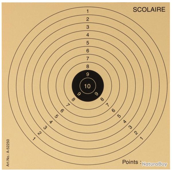 1000 Carton-Cibles Europ-Arm 15X15cm