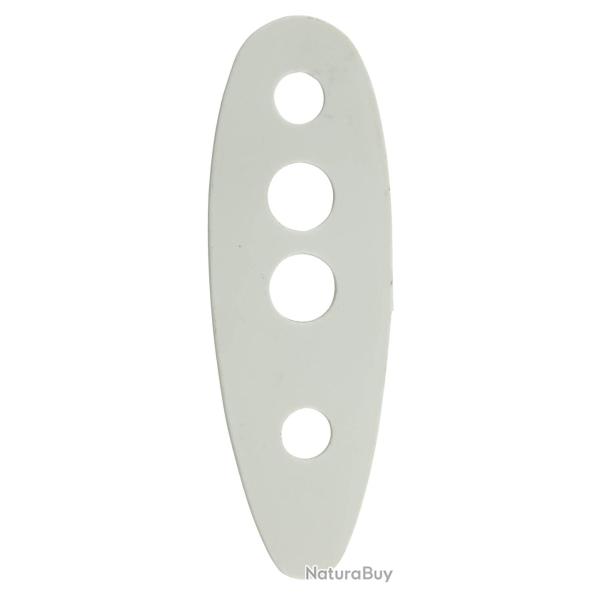 Intercalaires Europ-Arm en plastique Blanc - Epais 1.2mm / Long. 13.5cm