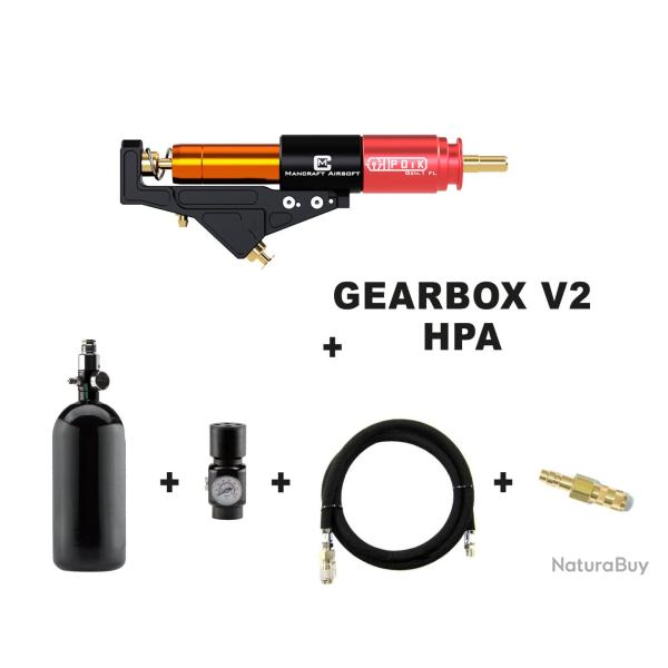 Pack HPA Complet Europ-Arm PDIK V2 GEN3 sans coques de Gearbox