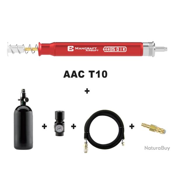 Pack HPA Complet Europ-Arm SDIK pour Sniper Spring - AAC T10