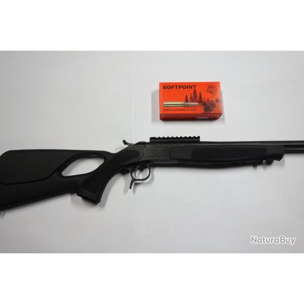 BERGARA BA13  TROU DE POUCE NOIRE SANS ORGANES DE VISEE FILETEE CAL 308 WIN + 20 BALLES GECO S P