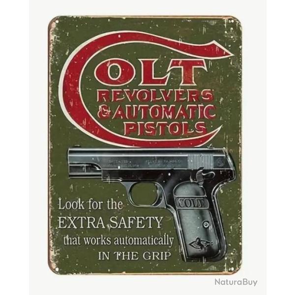 Affiche m�tallique COLT