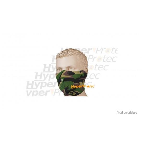 Bas de masque de protection noprne camouflage