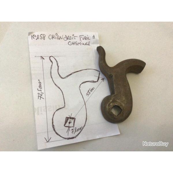 VENDU PAR LE-CUIRASSIER N258 CHIEN DROIT DE FUSIL  CHEMINEES