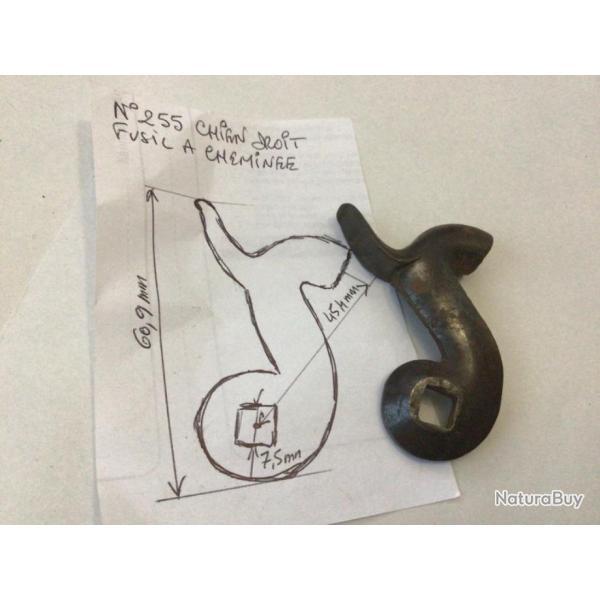 VENDU PAR LE-CUIRASSIER N255 CHIEN DROIT DE FUSIL  CHEMINEES