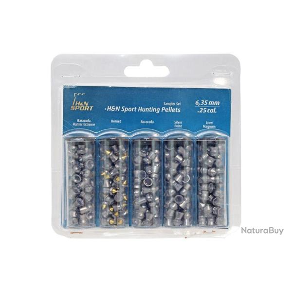 Echantillons de plombs Calibre 6.35mm H&N