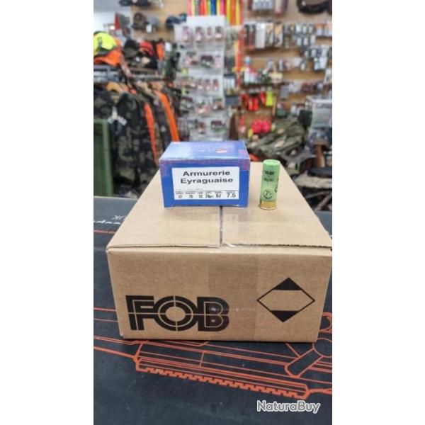 opTrap! 250 cartouches cal 12 Ball trap Eyraguaise 28 gr bj 7 1/2