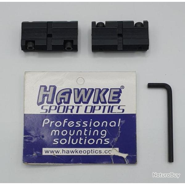 Rails (embase) : "HAWKE " adaptateur 9-11 en Weaver.
