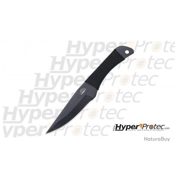 Couteau de lancer manche en corde avec �tui en nylon