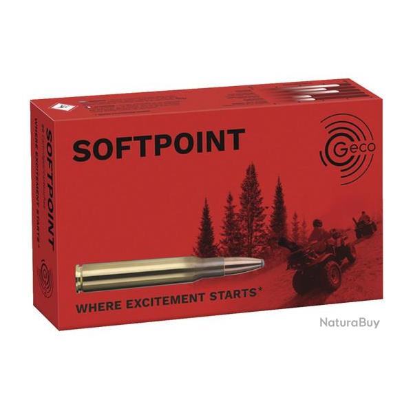 CARTOUCHES GECO SOFTPOINT 8X57 JRS 185 GRAINS 12G