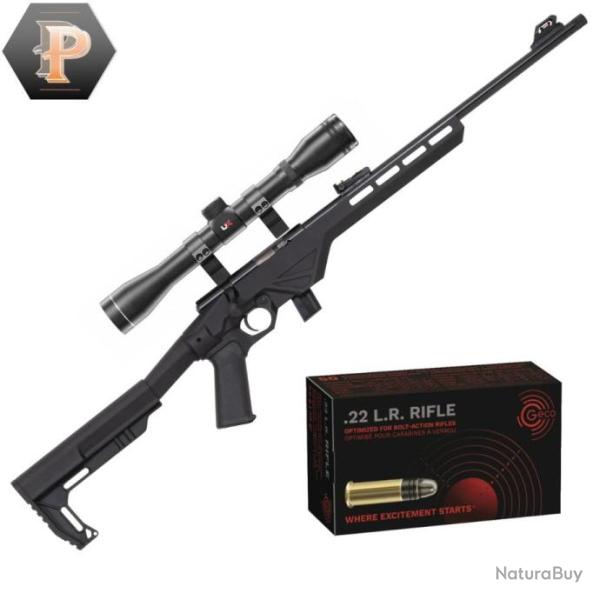 Carabine Citadel Trakr Cal.22LR + lunette 4x32 + 50 Munitions